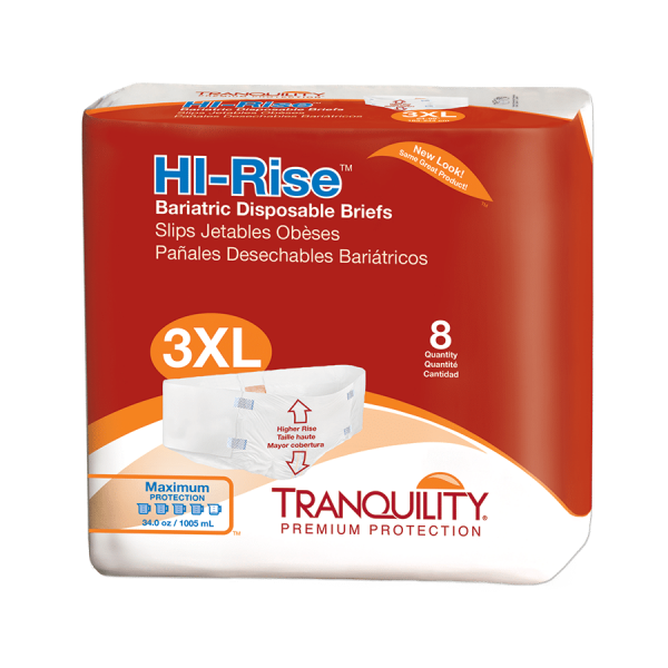 Tranquility Brief Hi-Rise Bariatric – 3XL (2192) Package