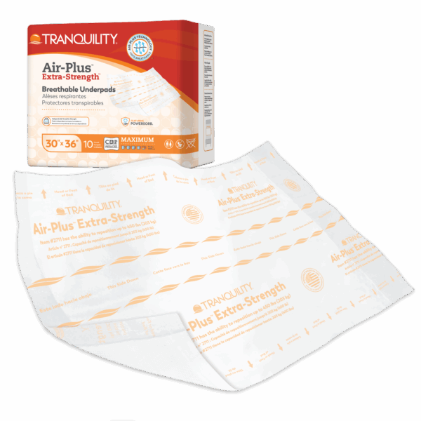Tranquility Air-Plus Extra-Strength Breathable Underpads - Image 2