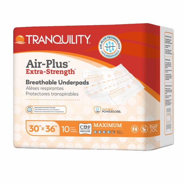 Tranquility Air-Plus Extra-Strength Breathable Underpads